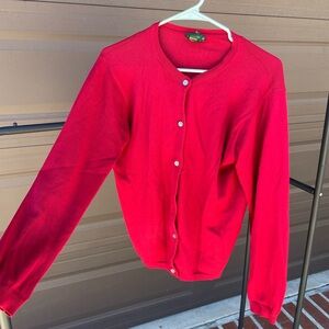 Vintage J Crew cardigan in excellent condition, missing 1 button